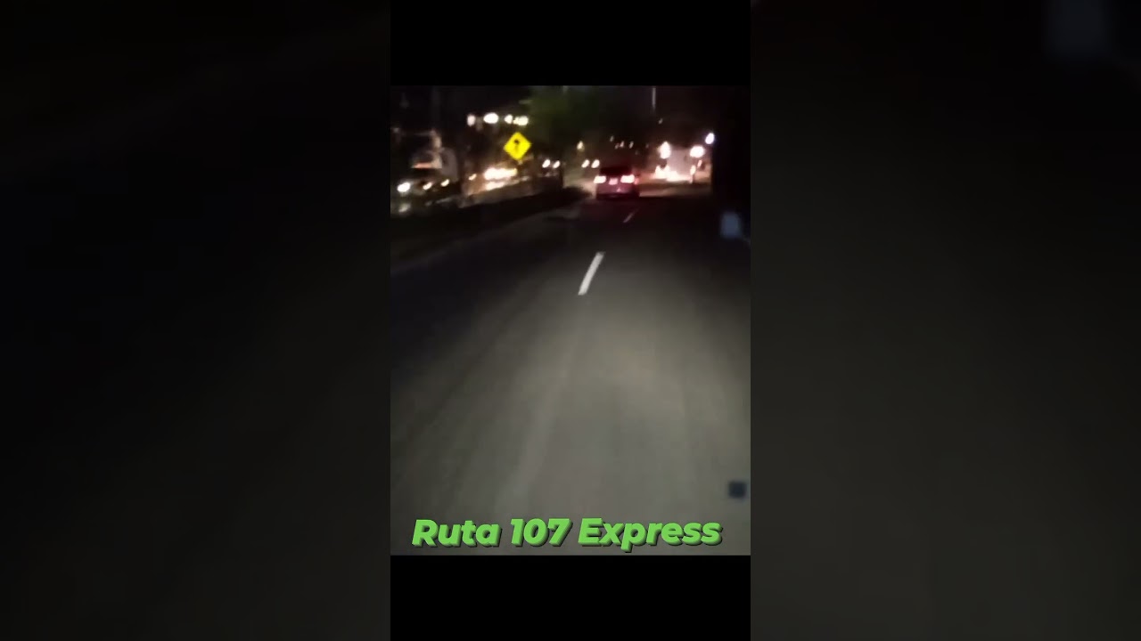La adrenalina de viajar en el transporte público, Ruta 107 Express (García «» Monterrey).