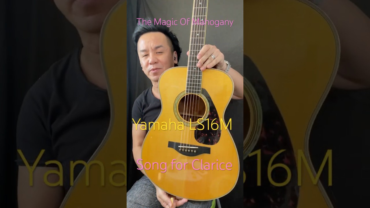 ЛУЧШАЯ ГИТАРА С МАЛЫМ КОРПУСОМ — Yamaha LS16M Mahogany @yamahajp