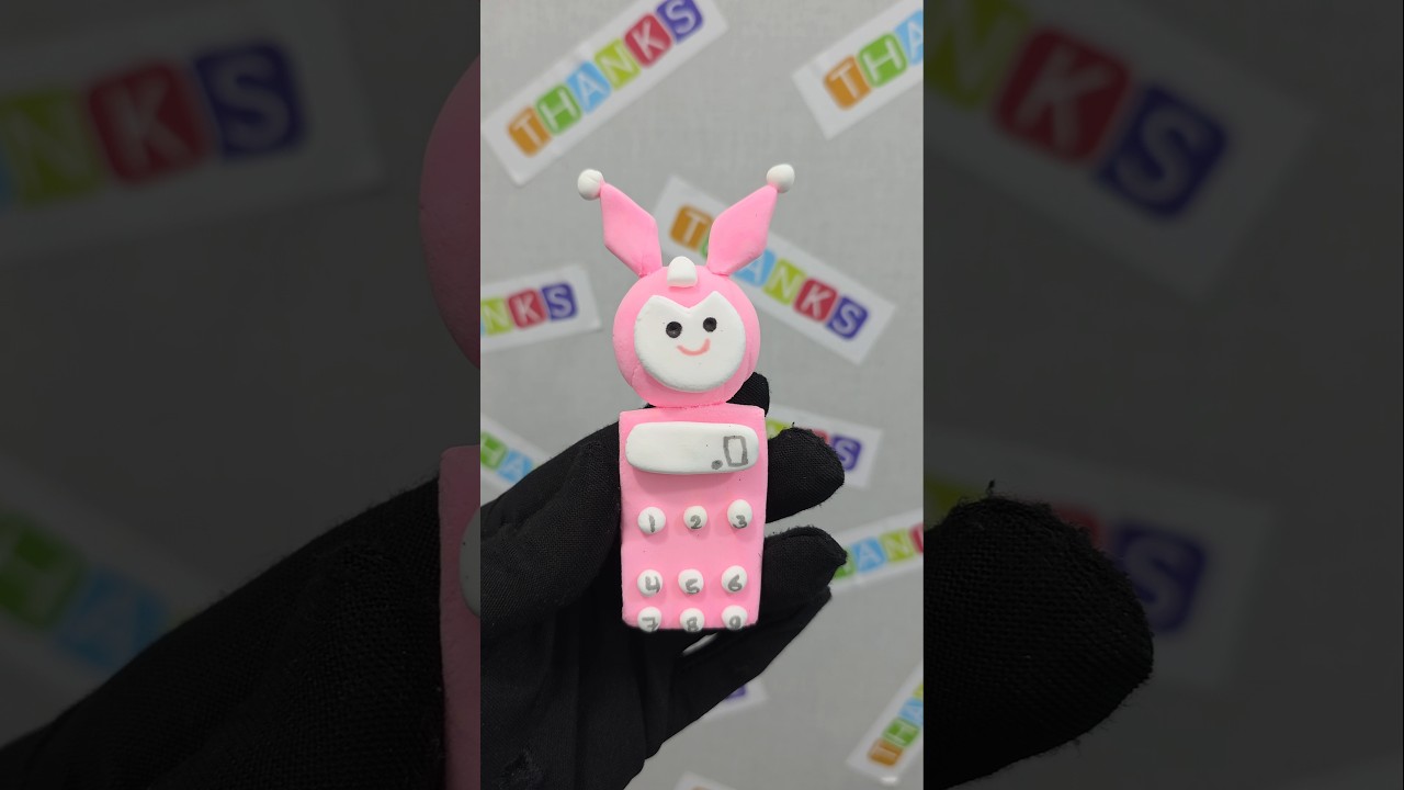 How to make Clay mobile craft short video idea for kids #clayart #mobile #shortvideo #diy #shorts