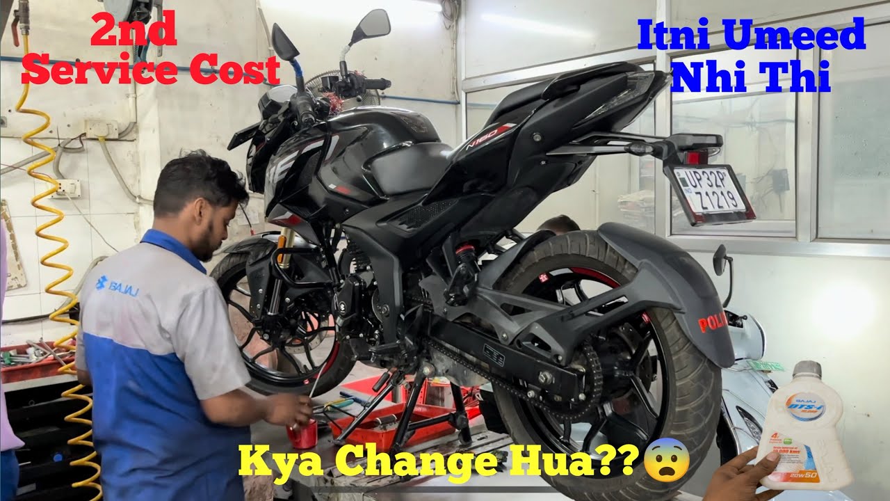 2024 Bajaj Pulsar N160 2nd Service Cost || Pulsar N160 Engine Oil || Itna Cost Ayega Socha Nhi Tha