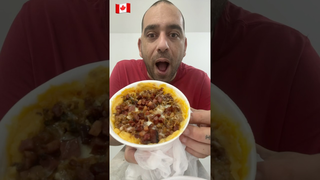 Gringo canadense comer comida do Brasil #shorts #canadense #comida #gringo #comida #Brasil #fyp #fy