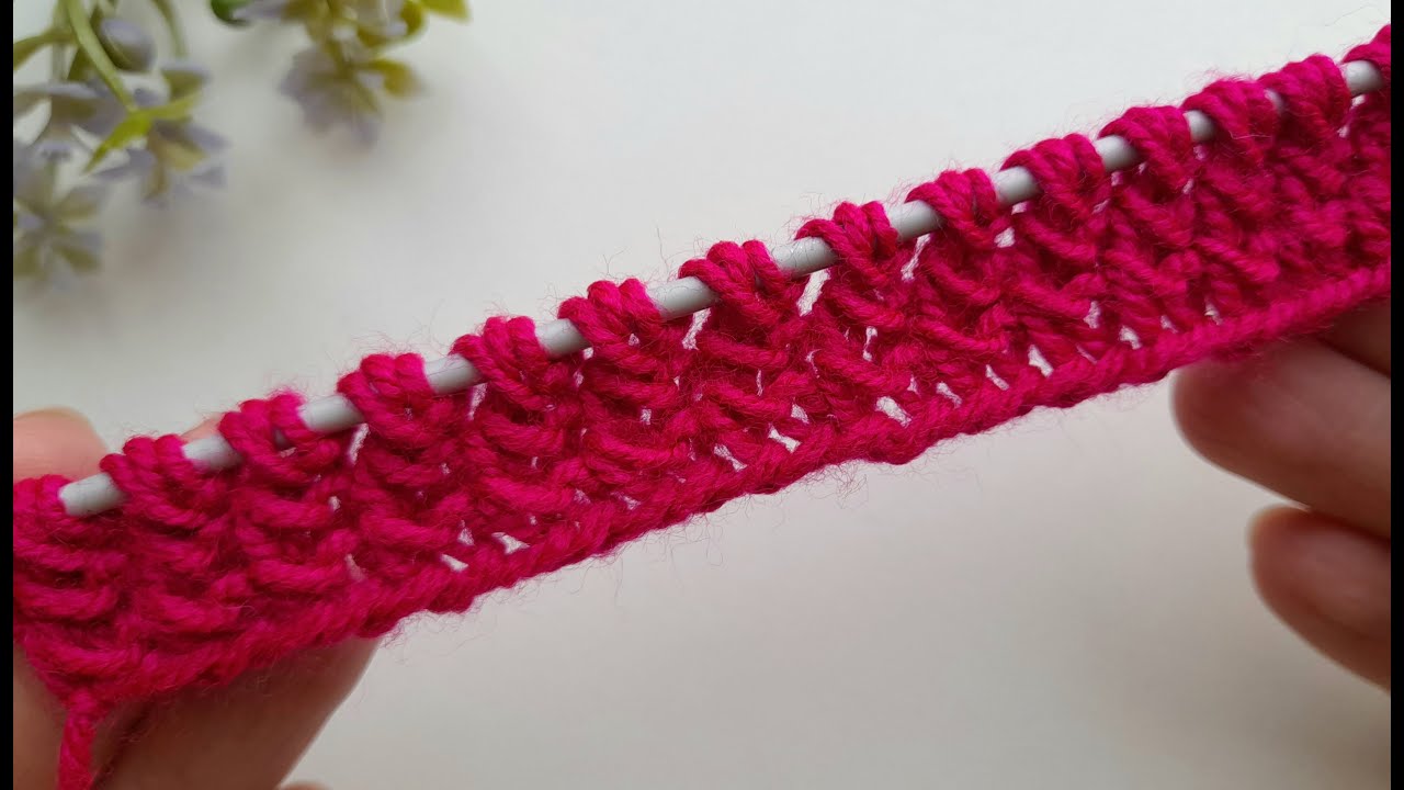Ich habe diesen Pullover mit diesem Muster in 2 Tagen gestrickt - Einfaches und schönes Strickmuster
