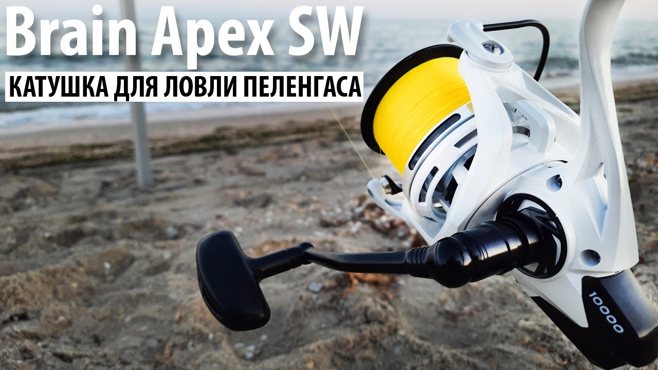 Серфовая катушка для ловли пеленгаса Brain Apex SW 10000