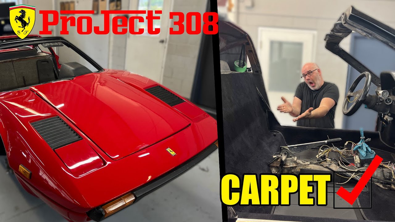 #Ferrari 308 GTS Rescue and restoration!  Progress.