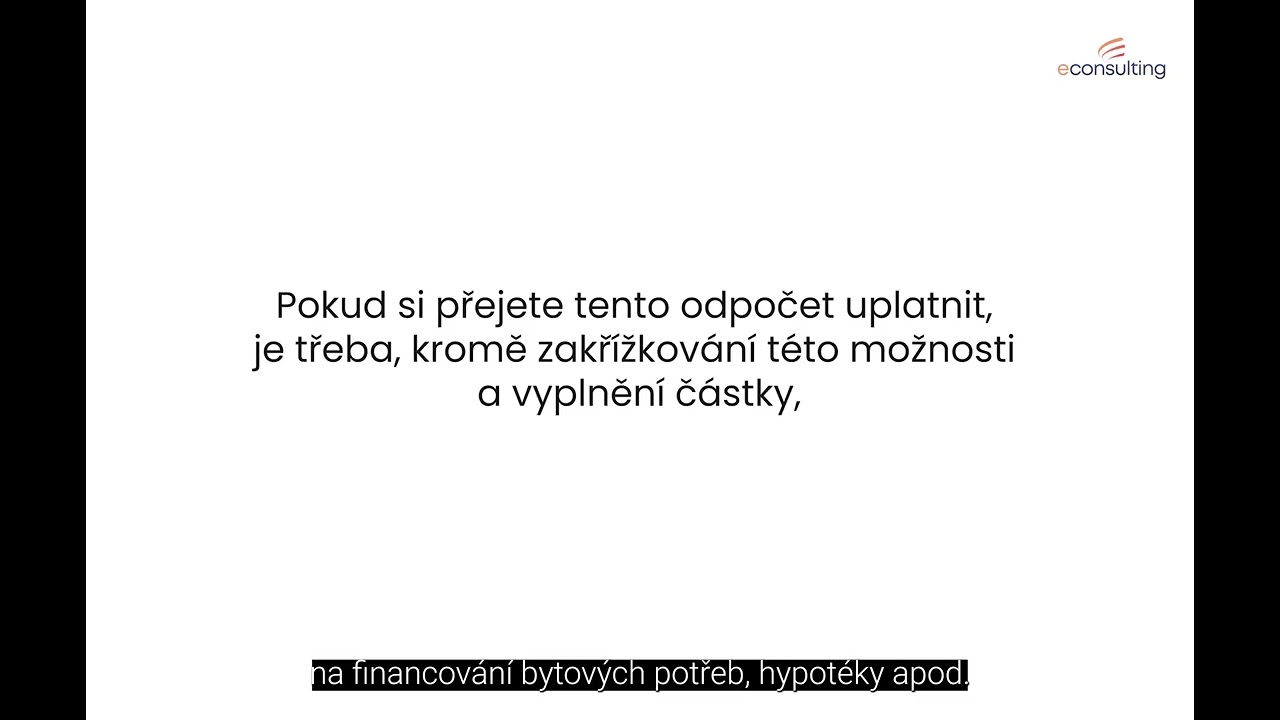 Video manuál - Roční zúčtování daní pro rok 2022