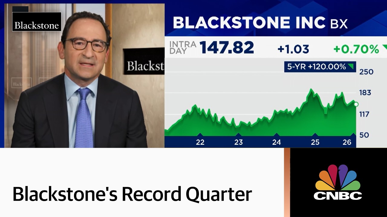 Jon Gray on AI and Dealmaking Reaching &ldquo;Escape Velocity&rdquo; | Blackstone Q4 & Full‑Year Results