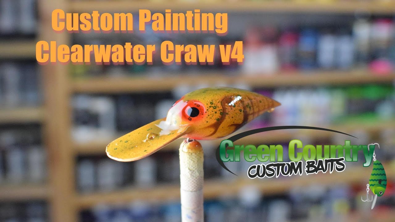 ИНДИВИДУАЛЬНАЯ ПОКРАСКА PRE-RAP WIGGLE WART- CLEARWATER CRAW V4