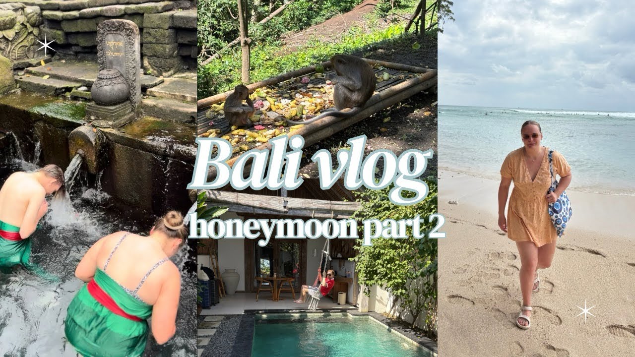 BALI HONEYMOON VLOG 👩‍❤️‍👨🍾🏝️ PART TWO | UBUD, GILI AIR, ULUWATU 📍
