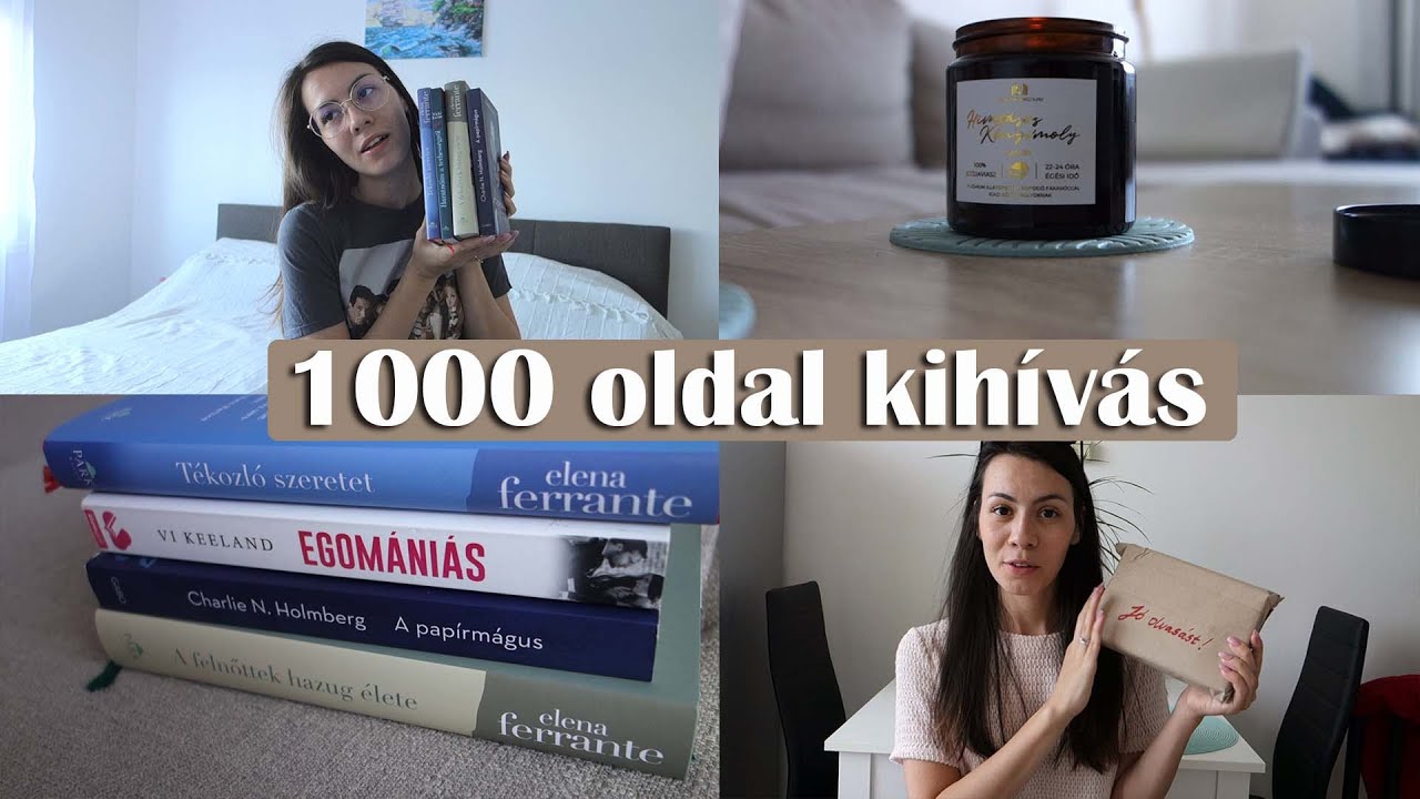 1000 oldal kihívás (vlog) | Pergamenre hányt szavak