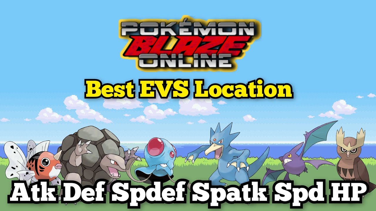 Best Spawns Training EVS / Pokémon Blaze Online 