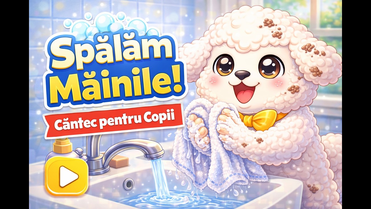 Spălăm Mâinile Corect 🧼 Cântec pentru Copii | Desene Animate Educative