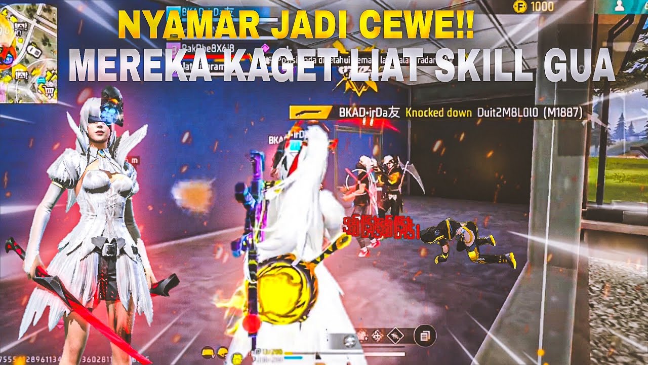 MAIN RANDOM MATCH | NYAMAR JADI CEWE | MEREKA KAGET LIHAT SKILL GUA