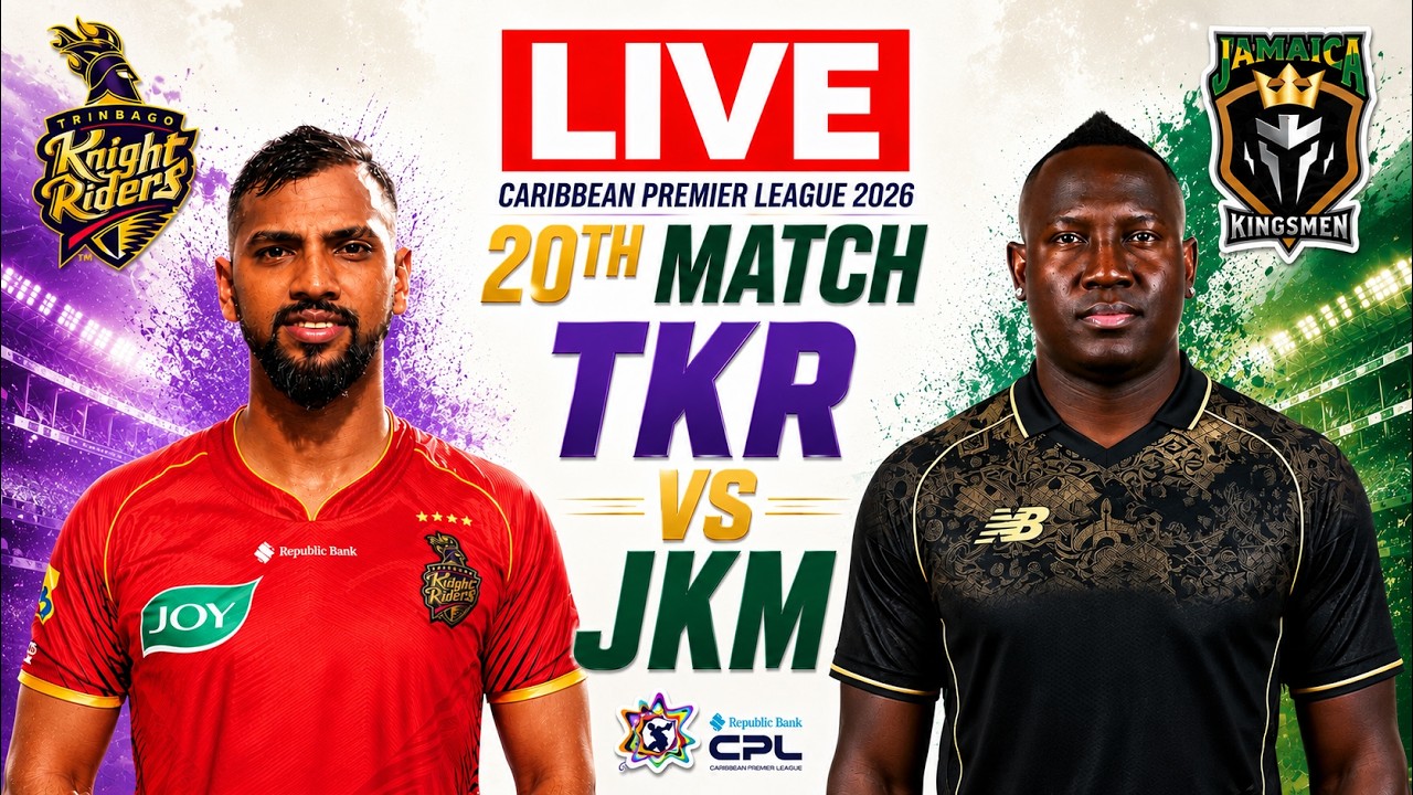 TKR vs JKM | Caribbean Premier League 2026 | Live Score and Commentary | 30th Aug @cricwithfriend