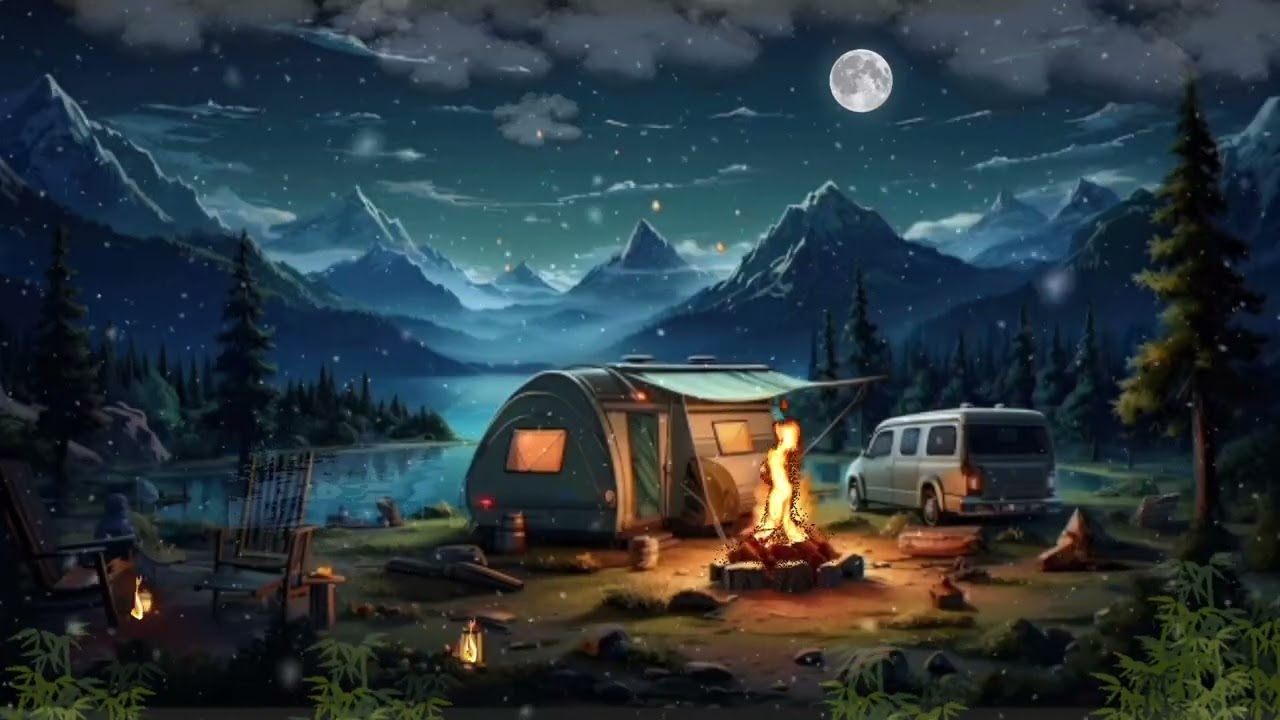 KIŞA GİRERKEN KAMPA GELDİK.KAR YAĞARKEN DİNLENDİK..