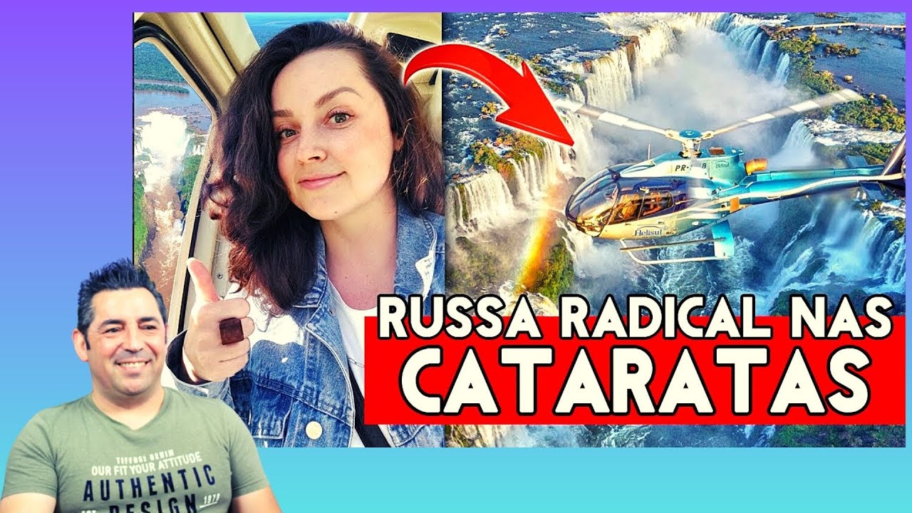 Portuga reage a AVENTURA de GRINGA nas CATARATAS DO IGUAÇU e TRÍPLICE FRONTEIRA.