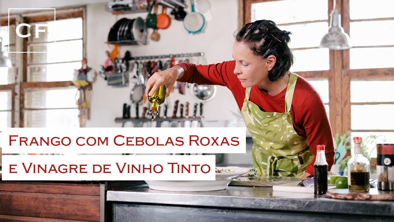 Frango com Cebolas roxas | Na Cozinha com Carolina