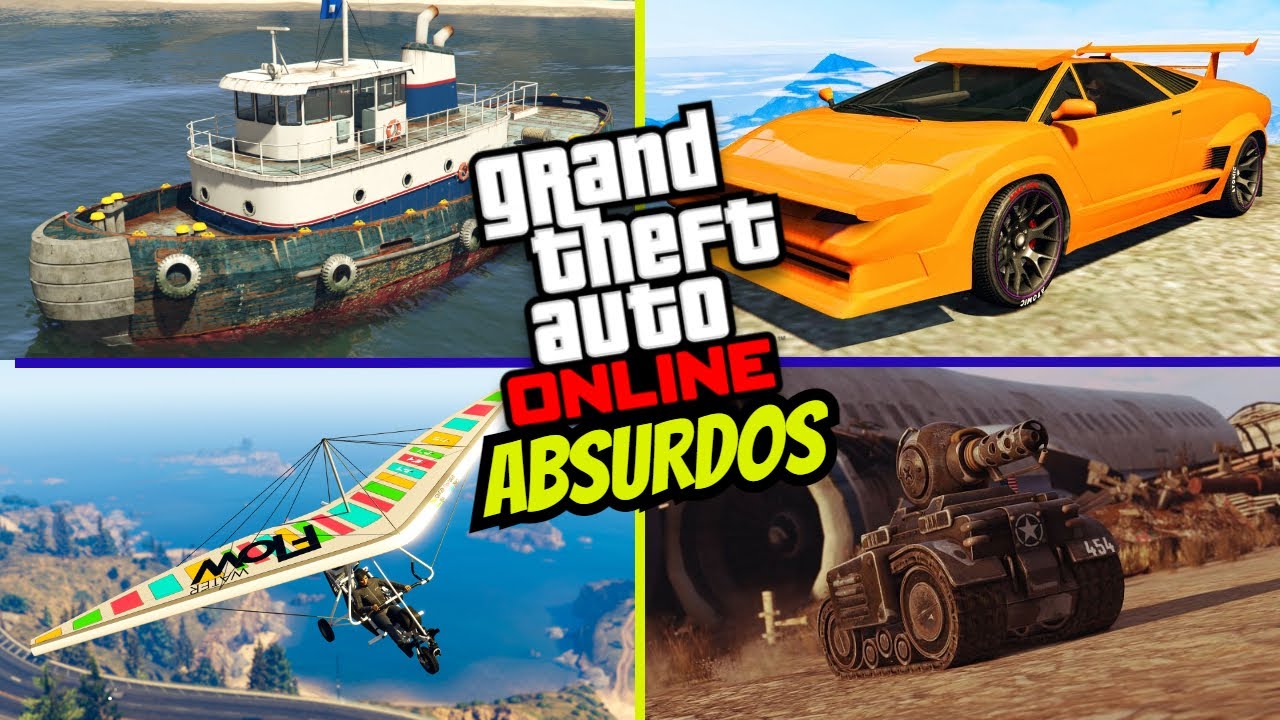 GTA ONLINE 2021|TOP: 7 vehiculos MAS TONTOS y ABSURDOS
