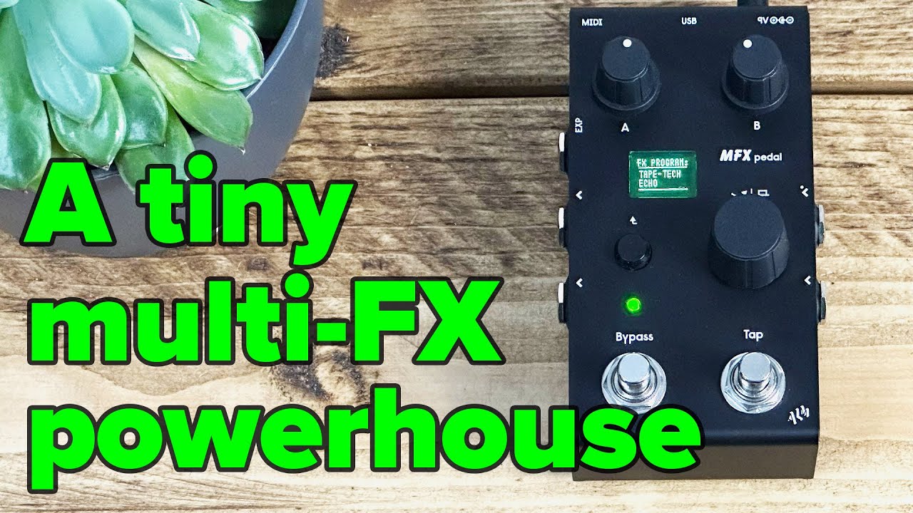Putting synths and drum machines through the MFX Pedal from ALM Busy Circuits