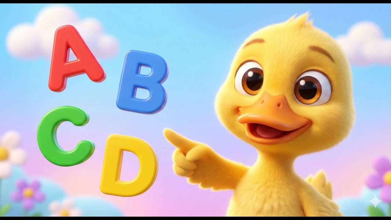 ABCD Song with Duko the Duck 🦆 | Learn Alphabet A to Z | Kids Songs