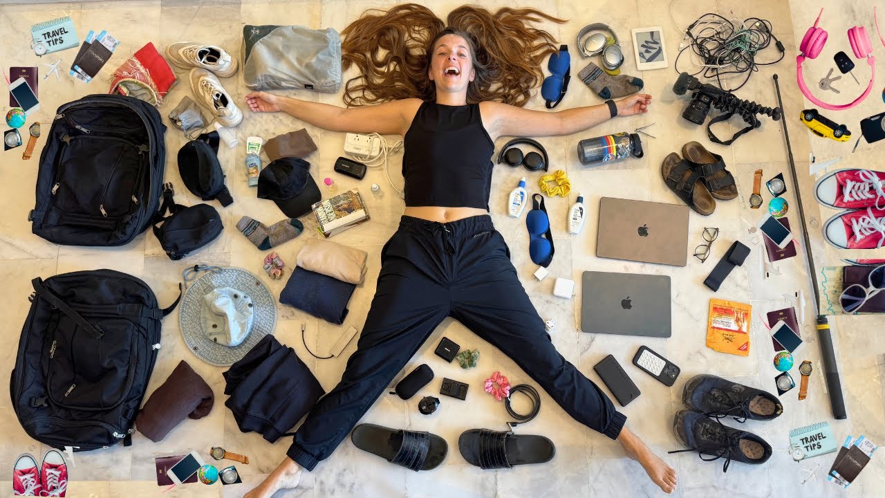 Everything We PACK to Travel Full-Time! 🎒 (Minimalist Backpack Setup)