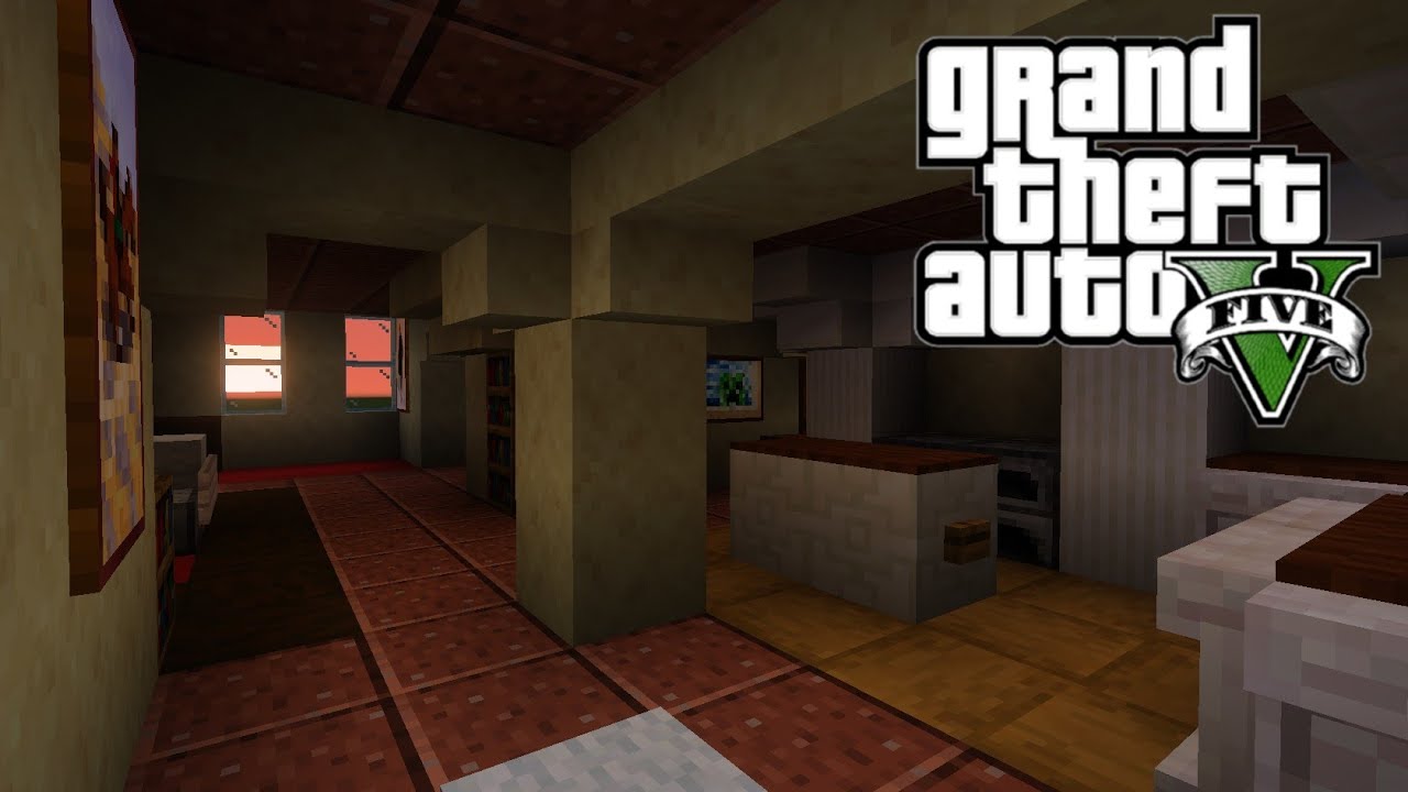 Minecraft: Tutorial - Michael's House (Grand Theft Auto 5) Part 2