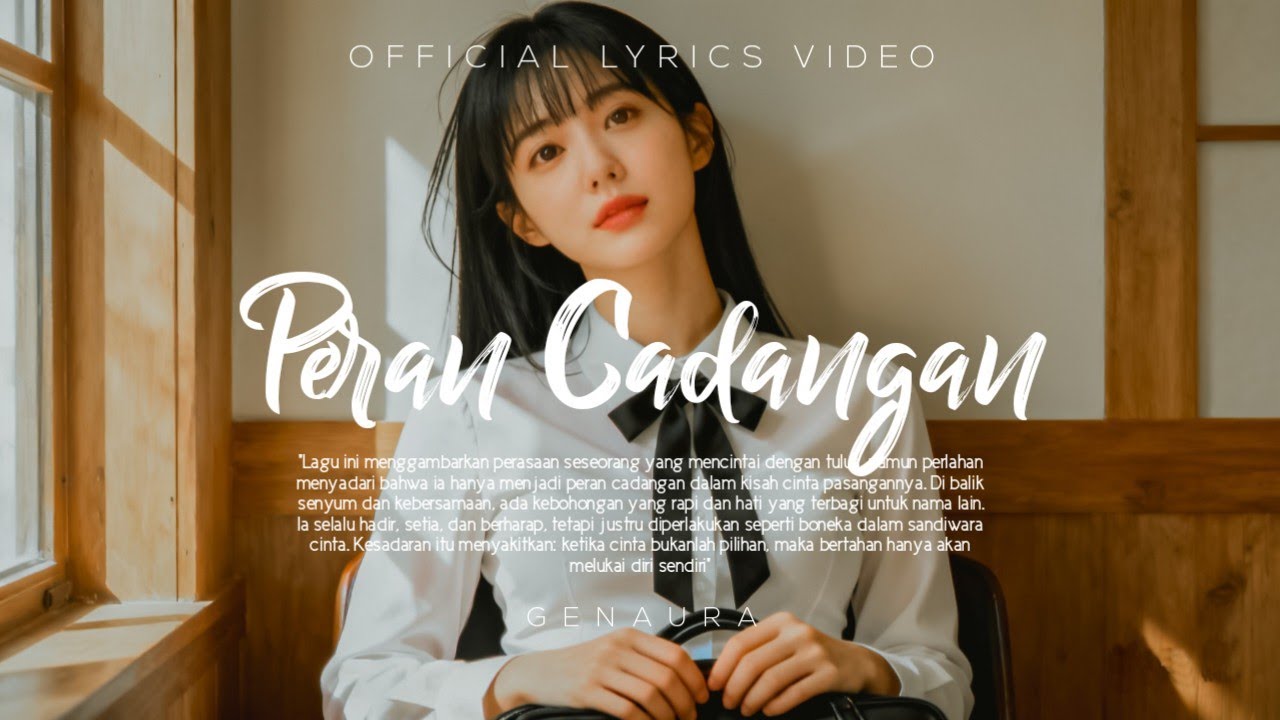 Peran cadangan - Official Lyric video | Genaura Musik