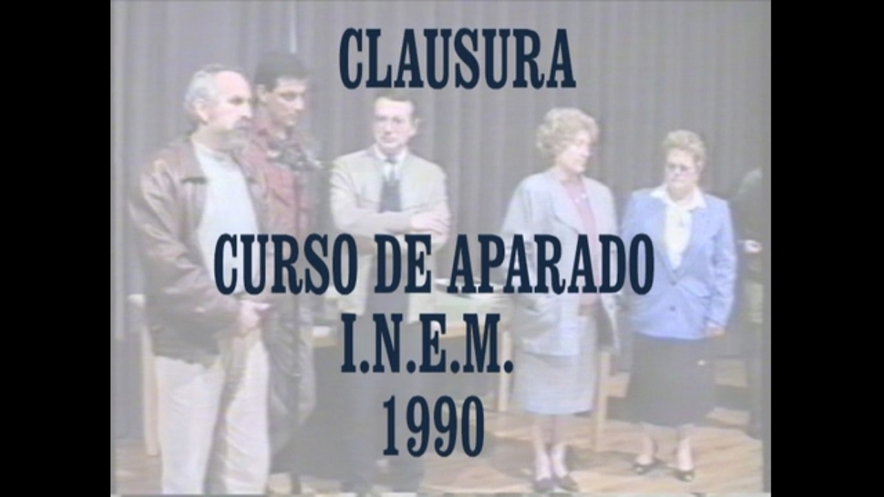CLAUSURA CURSO DE APARADO 1990