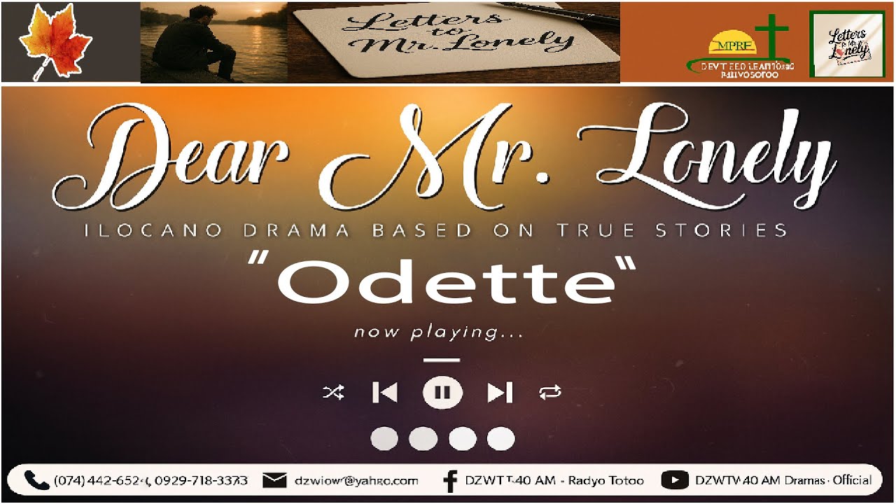 Dear Mr. Lonely - Odette  | August 24, 2025 #DZWTDramasOfficial #DearMrLonely #LetterstoMrLonely