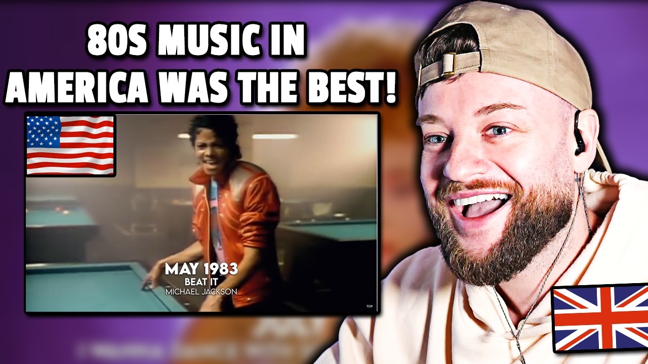 Brit Reacts to the Most POPULAR American Songs from the 1980s!