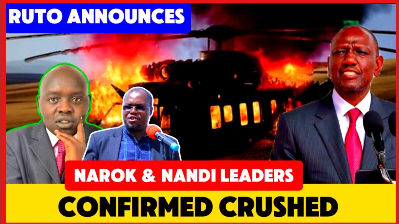 BREAKING AS UDA MPS FROM FIFTH VALLEY DIES IMMEDIATELY AFTER CHOPPER CURRIED THEM CRUSHES IN NANDI