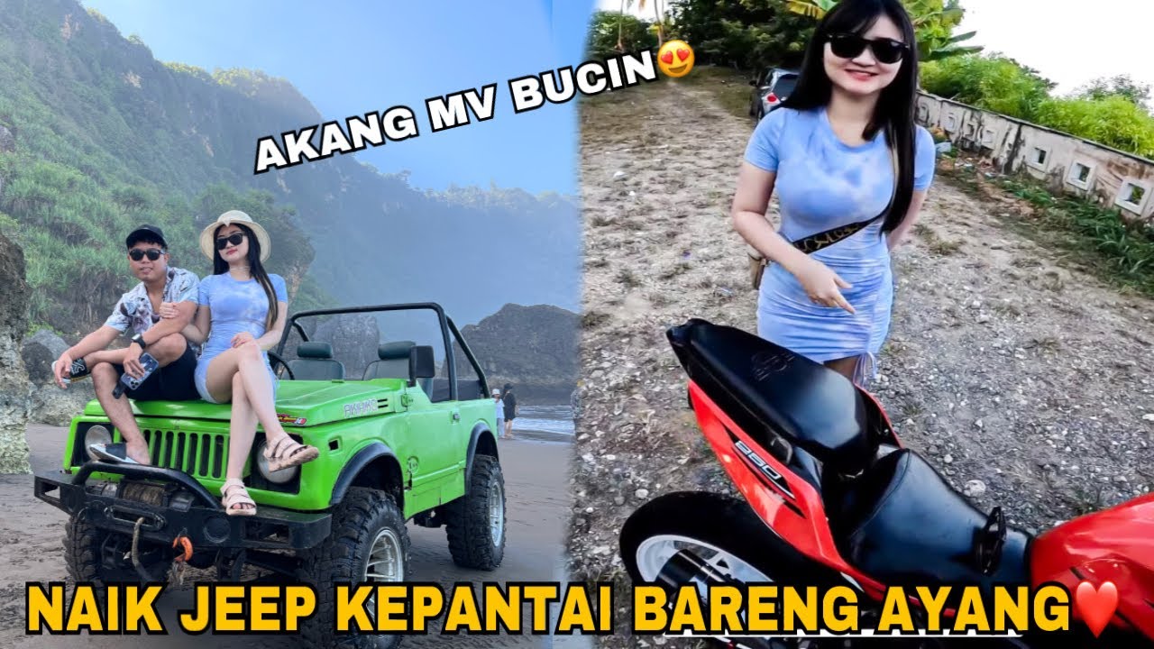 HARI KE 2 LIBURAN BARENG PACAR KE PANTAI❤️ TRABASAN NAIK JEEP