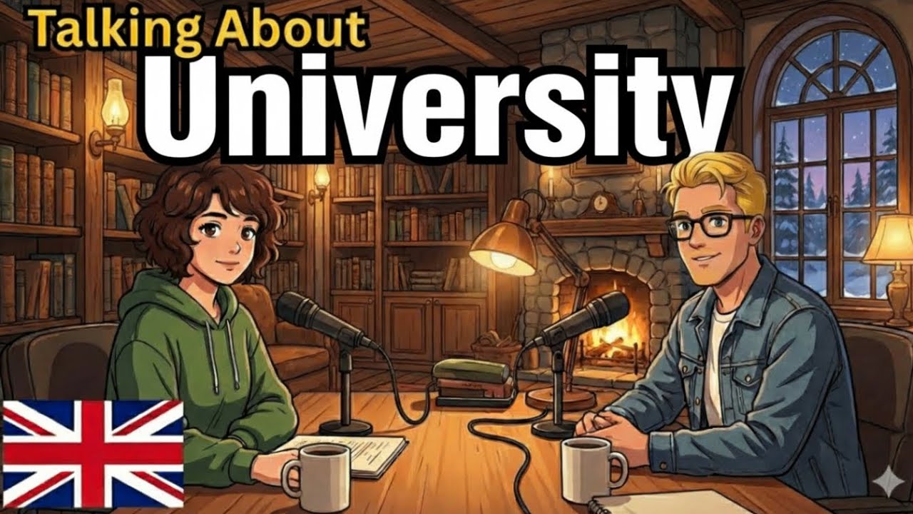 How to Talk About University in English | English Conversation Practice