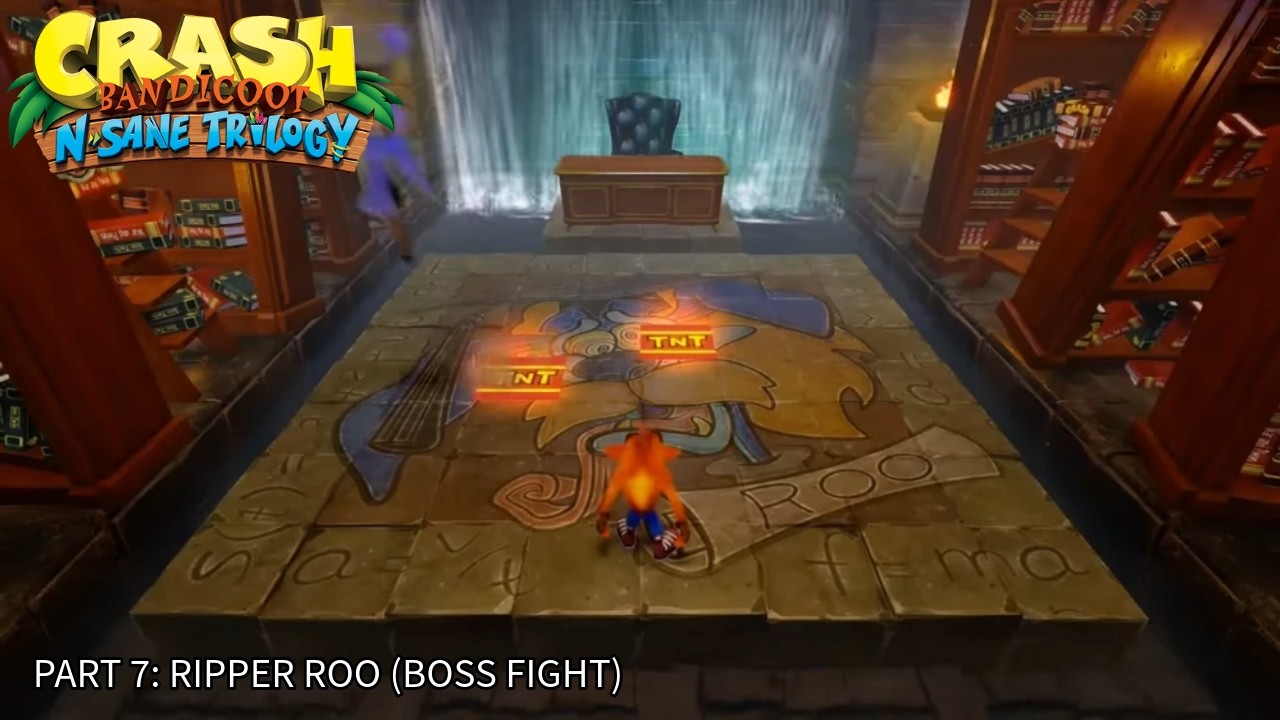Crash Bandicoot 2 (N. Sane trilogy). 100% Walkthrough Part 7 - Ripper Roo (Boss fight)