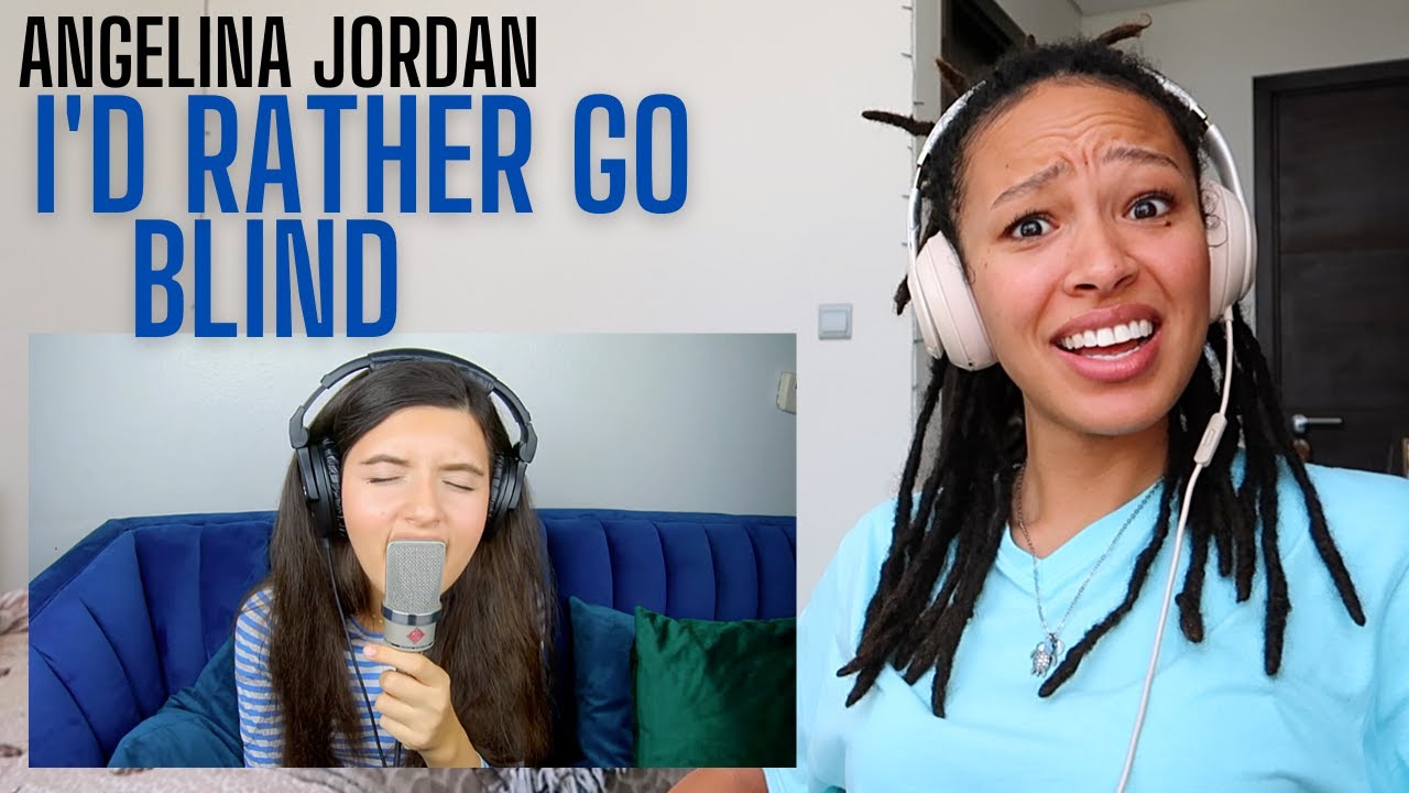 Sing with SOUL Angelina! 🙌🏽 | Angelina Jordan - I'd Rather Go Blind (Etta James Cover) [REACTION]