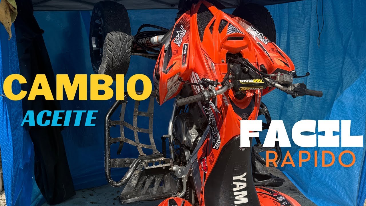 COMO CAMBIAR ACEITE DE TODOS LOS CUATRIMOTOS #yamaha #oilchange #atv #raptor700 #fácilyrápido