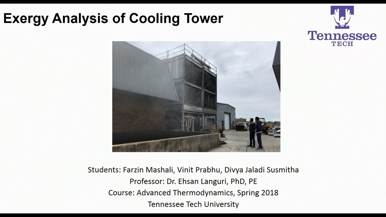 Exergy-Based Cooling Tower Design