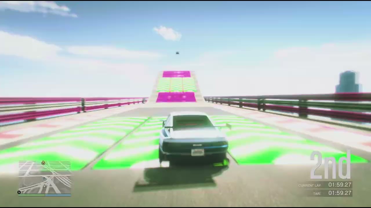 Grand Theft Auto V playing online Race haveing fun Happy New year's eve everyone