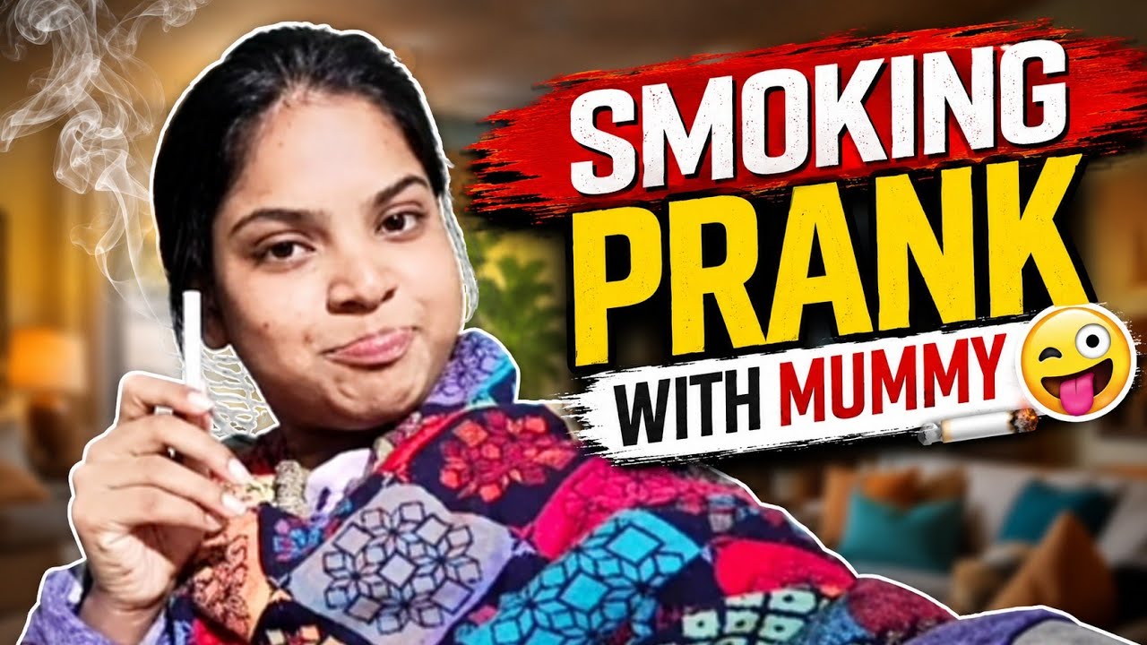 Smoking prank with my mummy 😂 🚭