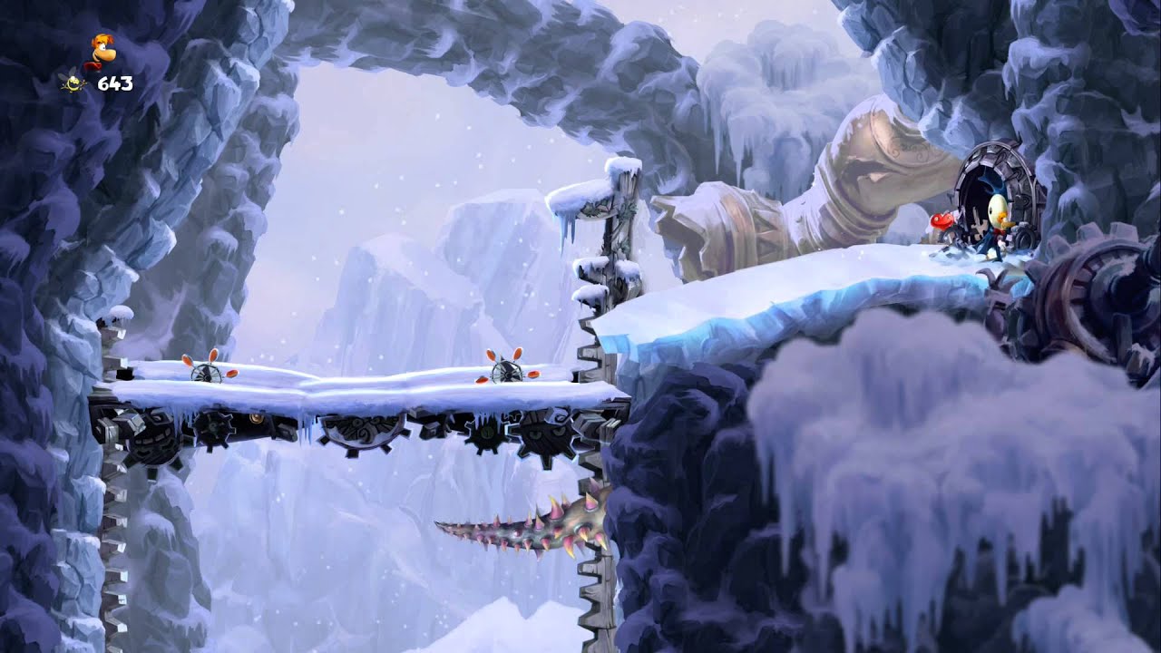 Rayman Legends 100% Walkthrough Part 61 - Mystical Pique - Mystical Munkey / Golly G. Golem