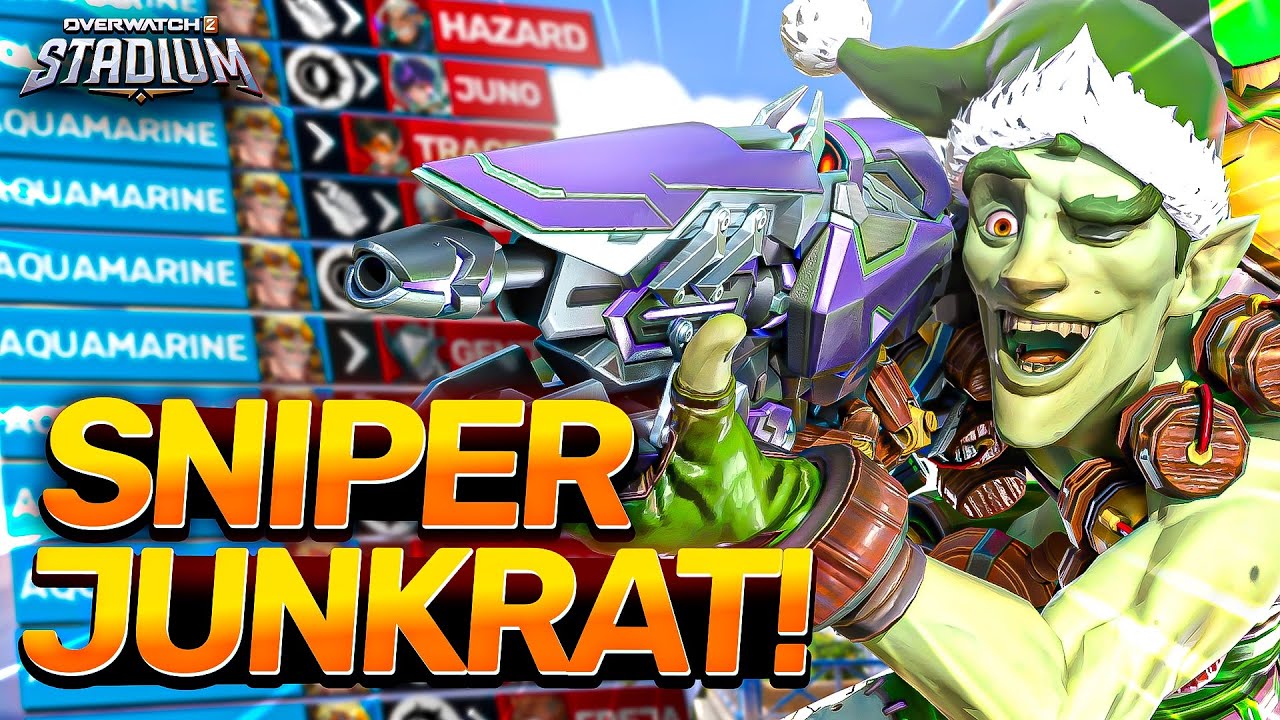 My Sniper Junkrat Build is CRACKED... / Overwatch 2