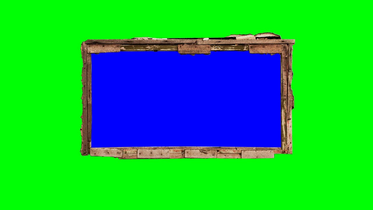 beautiful photo frame in green screen free stock footage