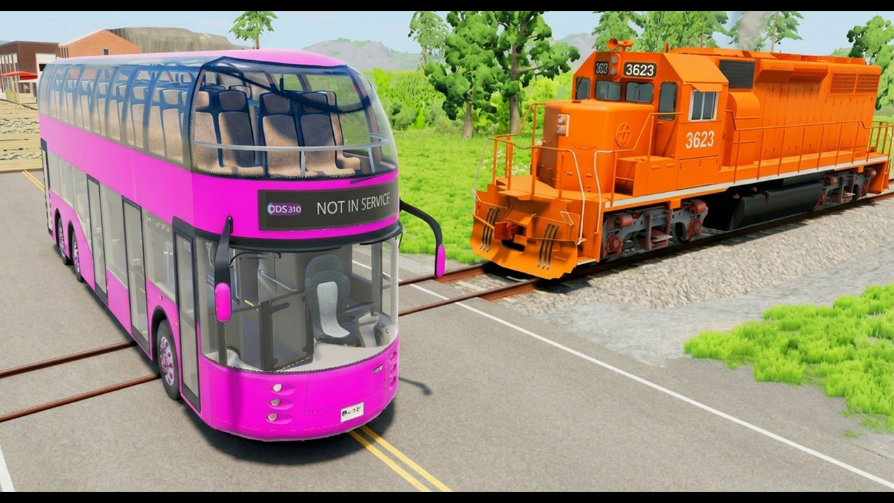 Flatbed Truck McQueen-Truck Transport-Car vs Truck #55 | BeamNG Drive