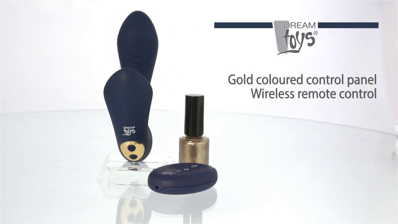 Estimulador c/ Controlo Remoto Brontes Goddess Collection Dream Toys Azul