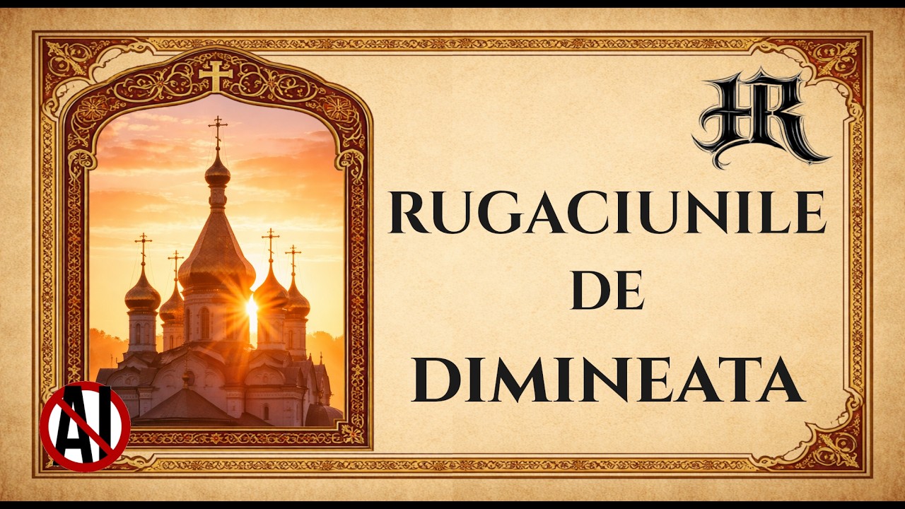 Rugăciunile de dimineață ortodoxe complete | Începe ziua cu har #NoAI