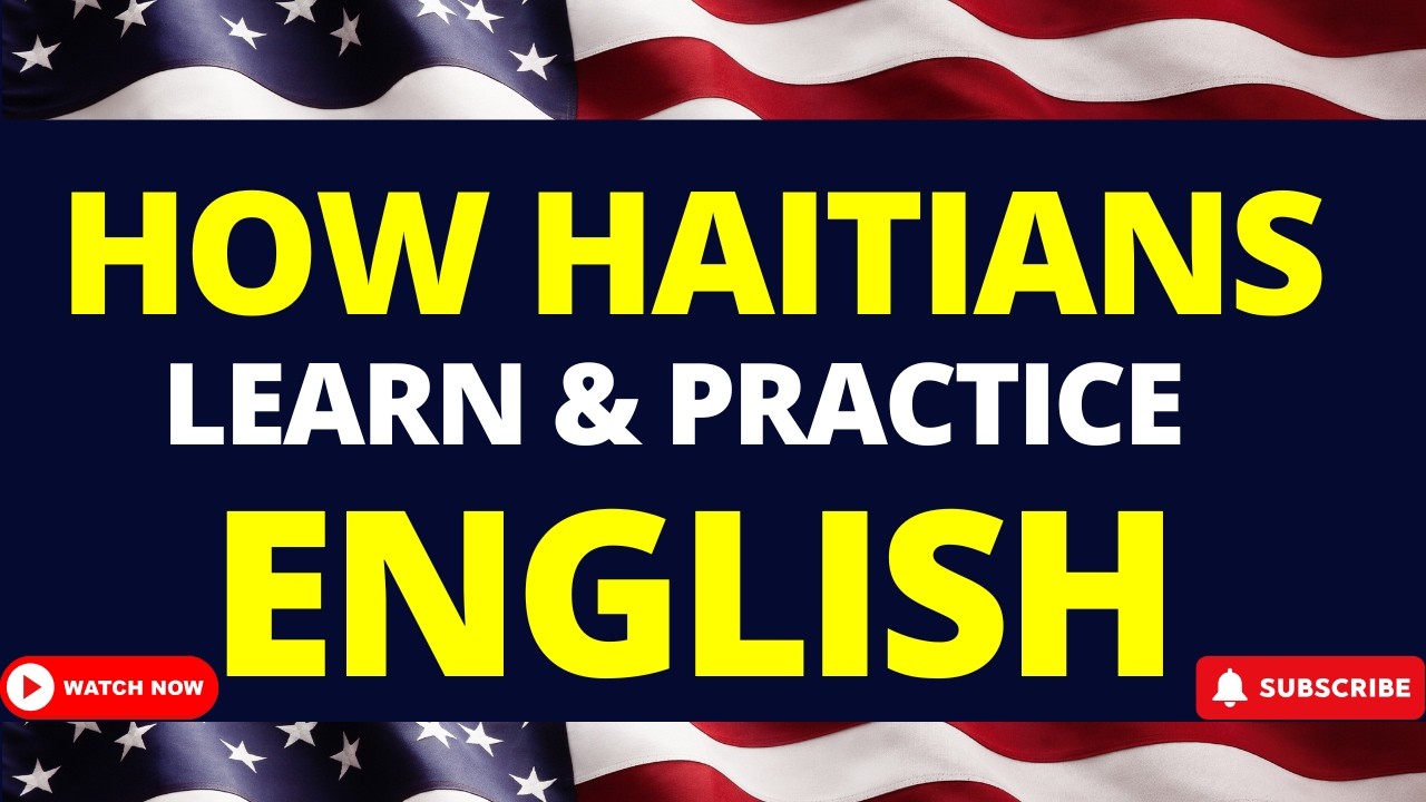 English conversation for Haitians / Vin tande Ayisyen k' ap pratike Anglè yon fason natirèl san pè.