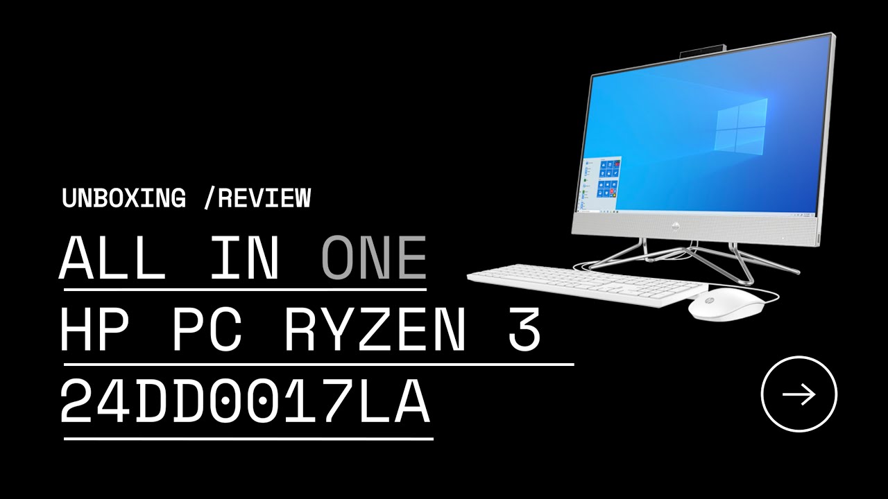 Solo 4Gb??? All in one Hp 24dd0017ls Unboxing Review
