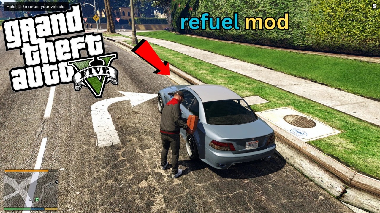 GTA 5 How to Install Refuel Mod (Realistic Fuel System Guide)