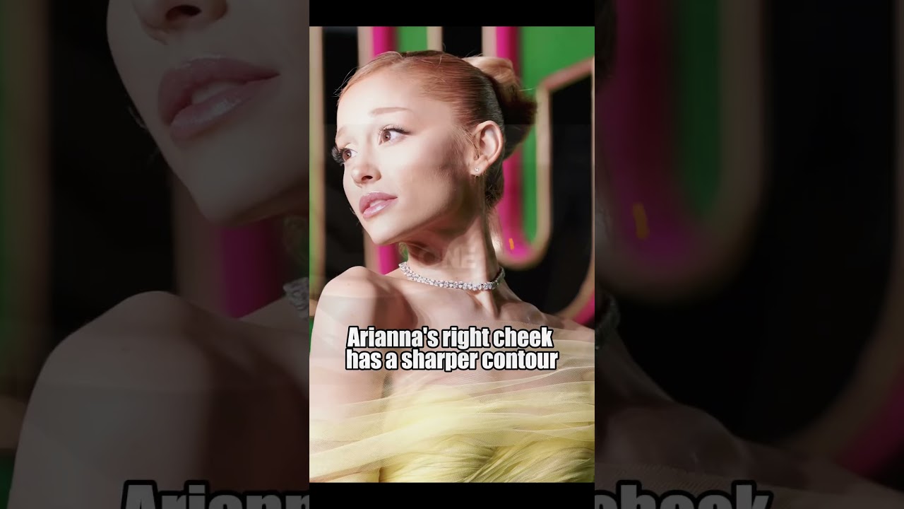 No wonder Ariana Grande always shows her left side to the camera 