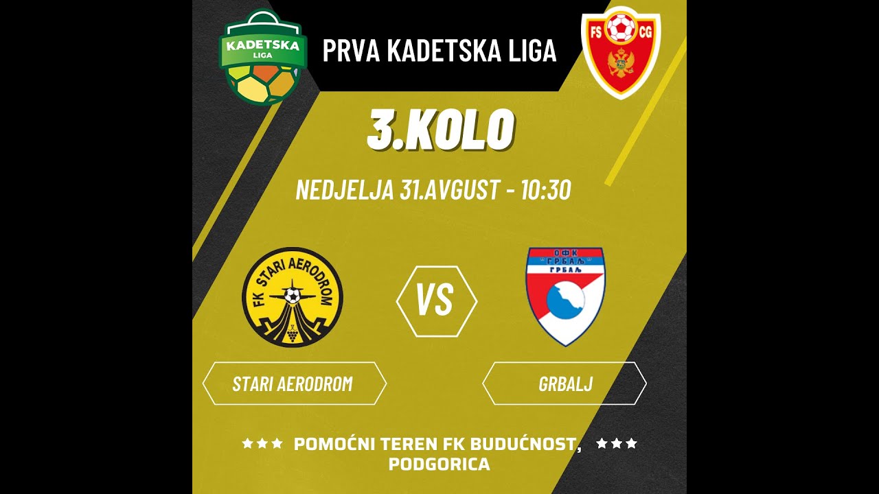 Kadeti 2009 / 10 - FK Stari Aerodrom vs FK Grbalj