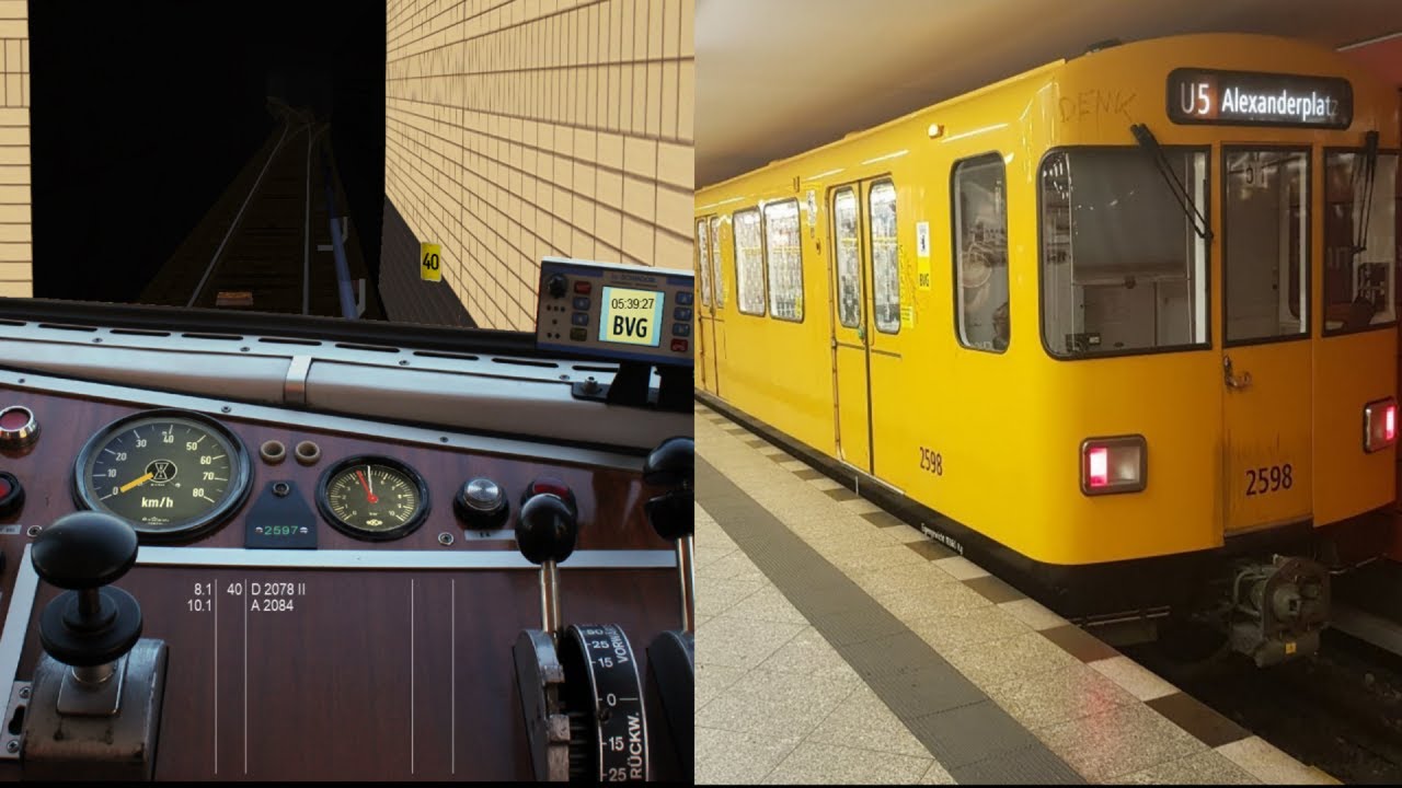 U5 Loksim3D | Mit der F76 von Alexanderplatz nach Tierpark